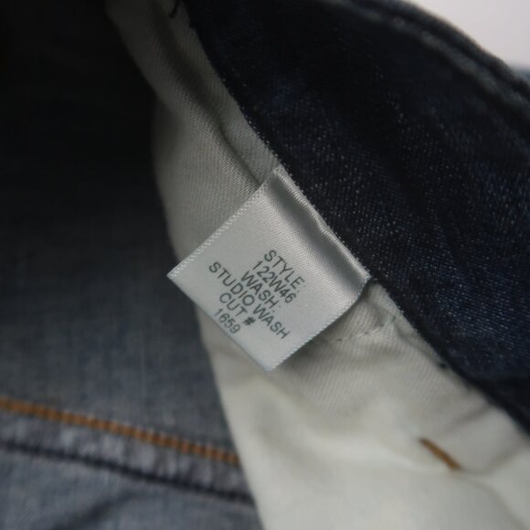 Nili Lotan Paris Drop Crotch Jeans in Studio Wash Size 24 - Picture 9 of 14